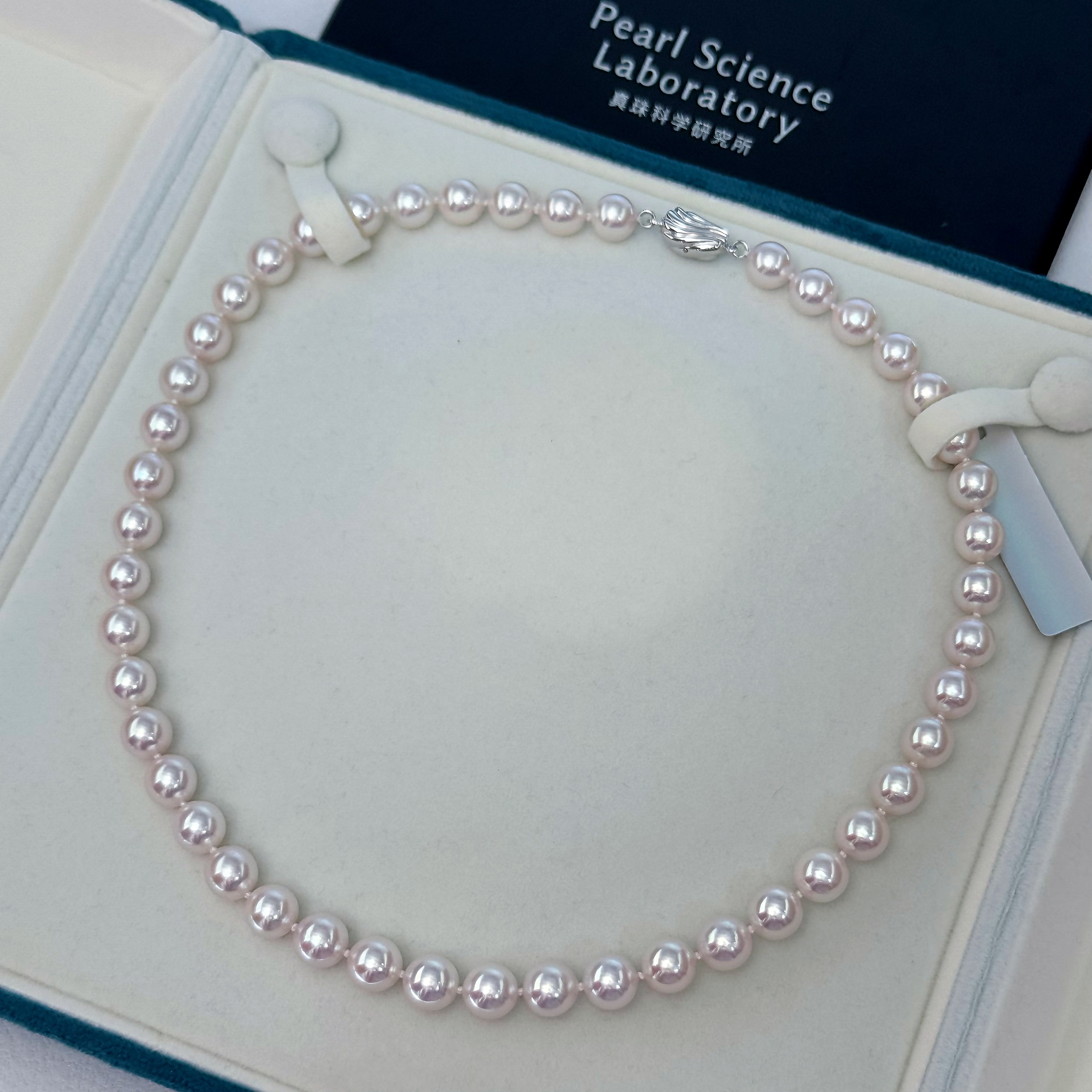  【小彤专属】【ROSE】akoya8.5-9日本真科研大证珍珠满串RY8171