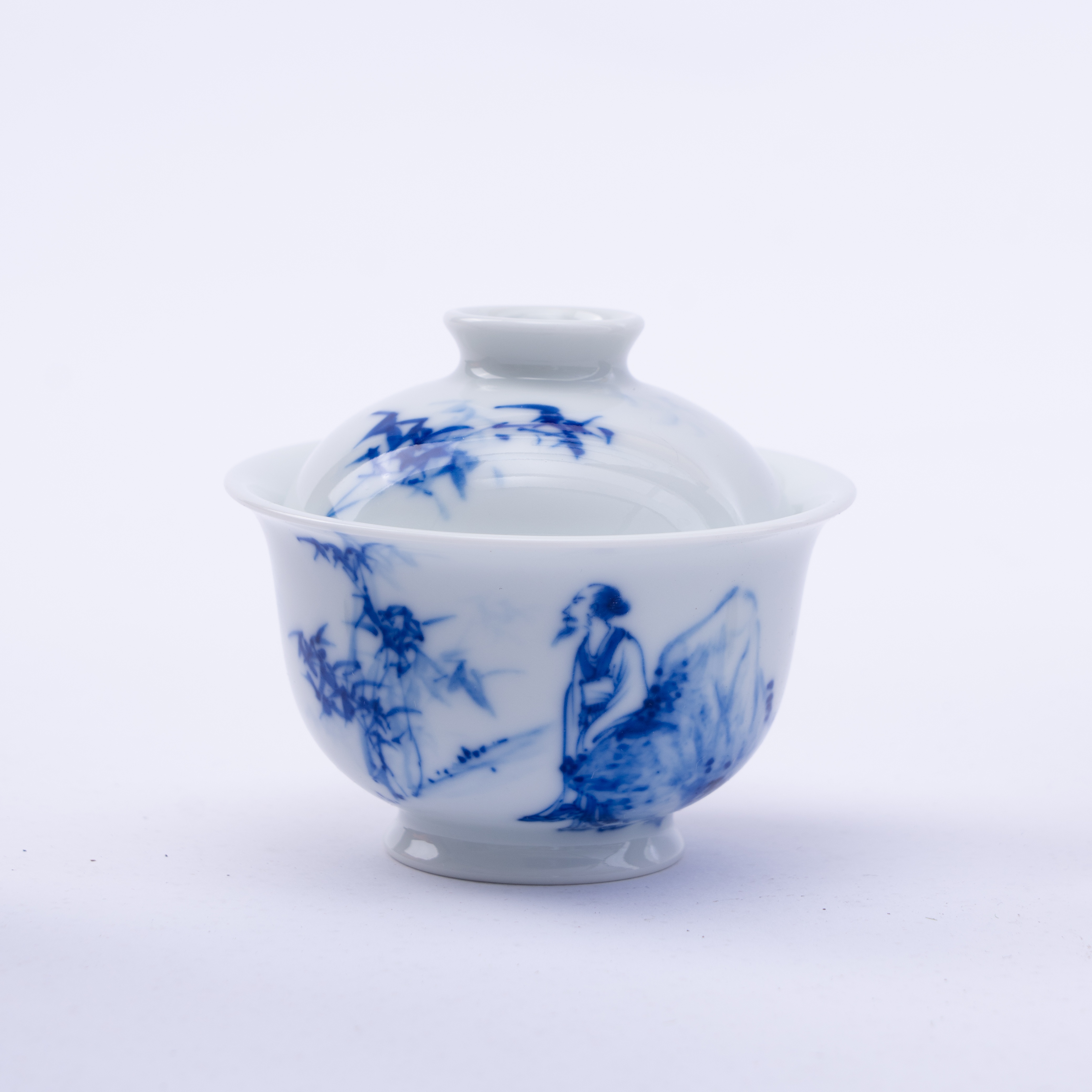 高仕人物盖碗-续真-xz268