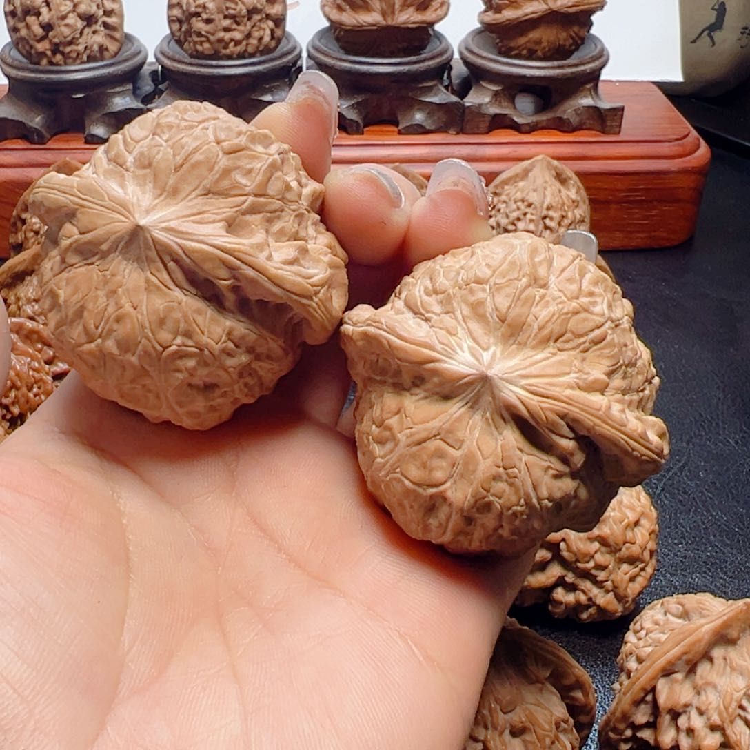 文玩核桃把件南瓜镦46