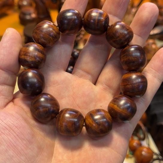 黄花梨/降香黄檀手串/手链黄花梨