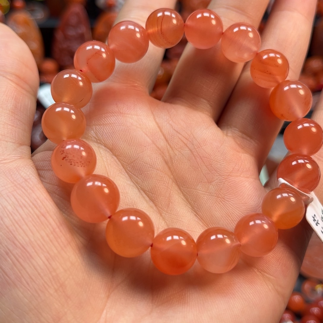 南红玛瑙手串11mm未镶嵌