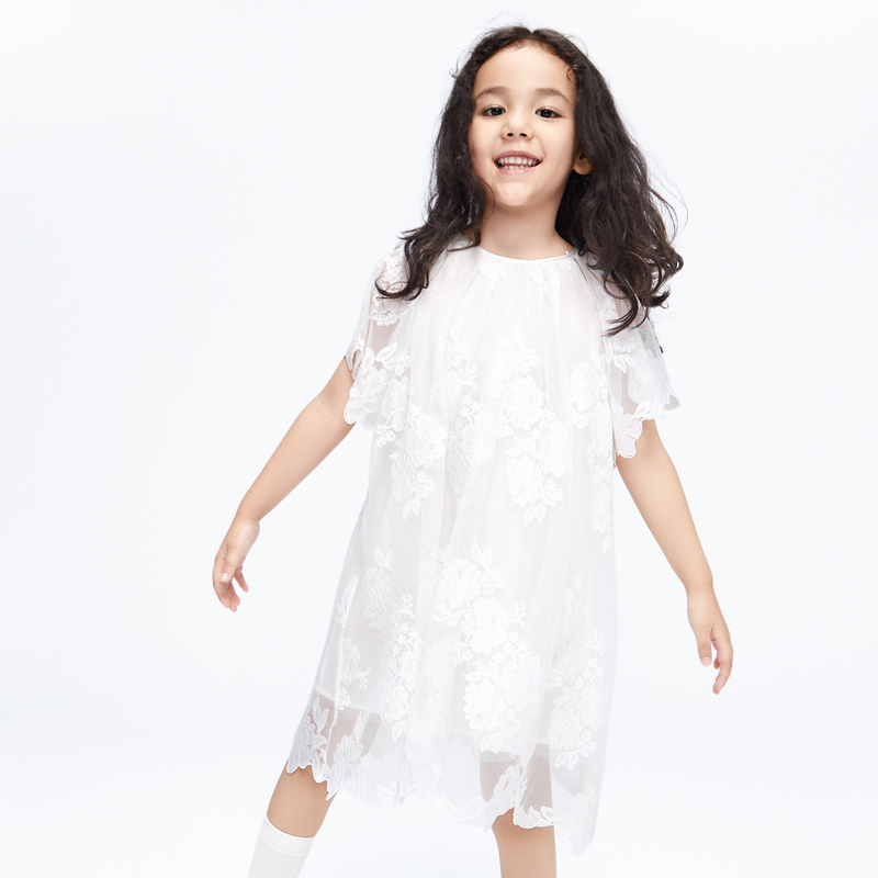 【芷芸专属】littlemoco童装夏装连衣裙刺绣娃娃裙#KBC2DRS006