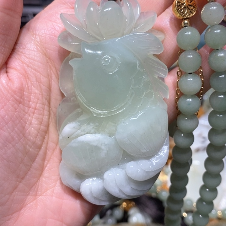 岫玉毛衣链未镶嵌