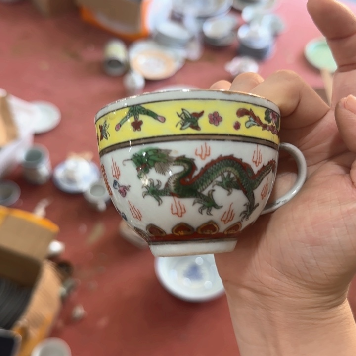 摆件桃*园景德镇陶瓷艺术品