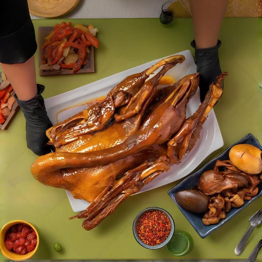 荣昌卤鹅整只开袋即食现卤现发重庆特产特色美食