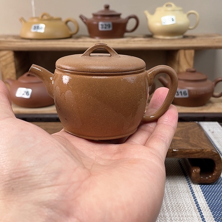 紫砂茶壶小**哥原矿手工紫砂壶
