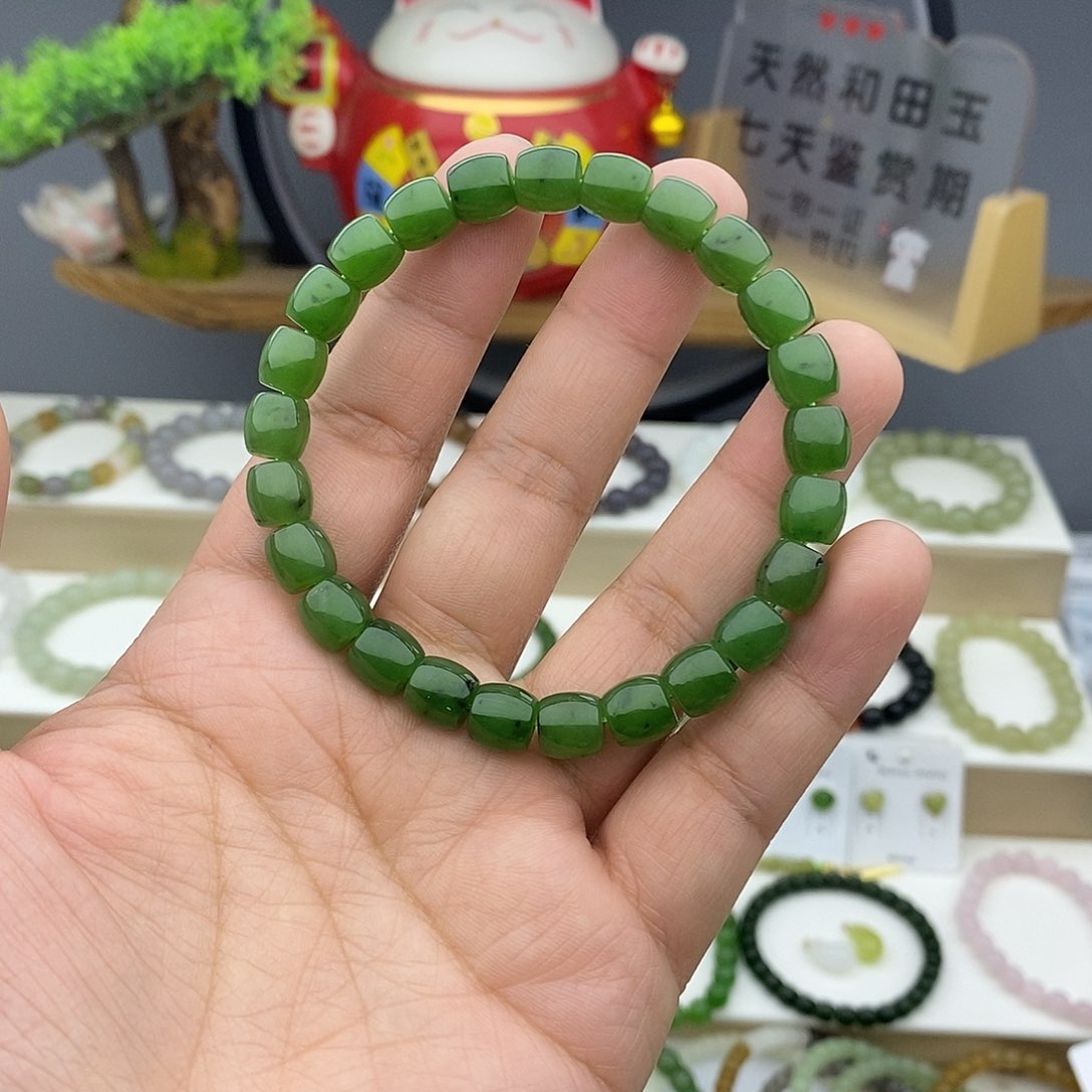 和田玉手链未镶嵌