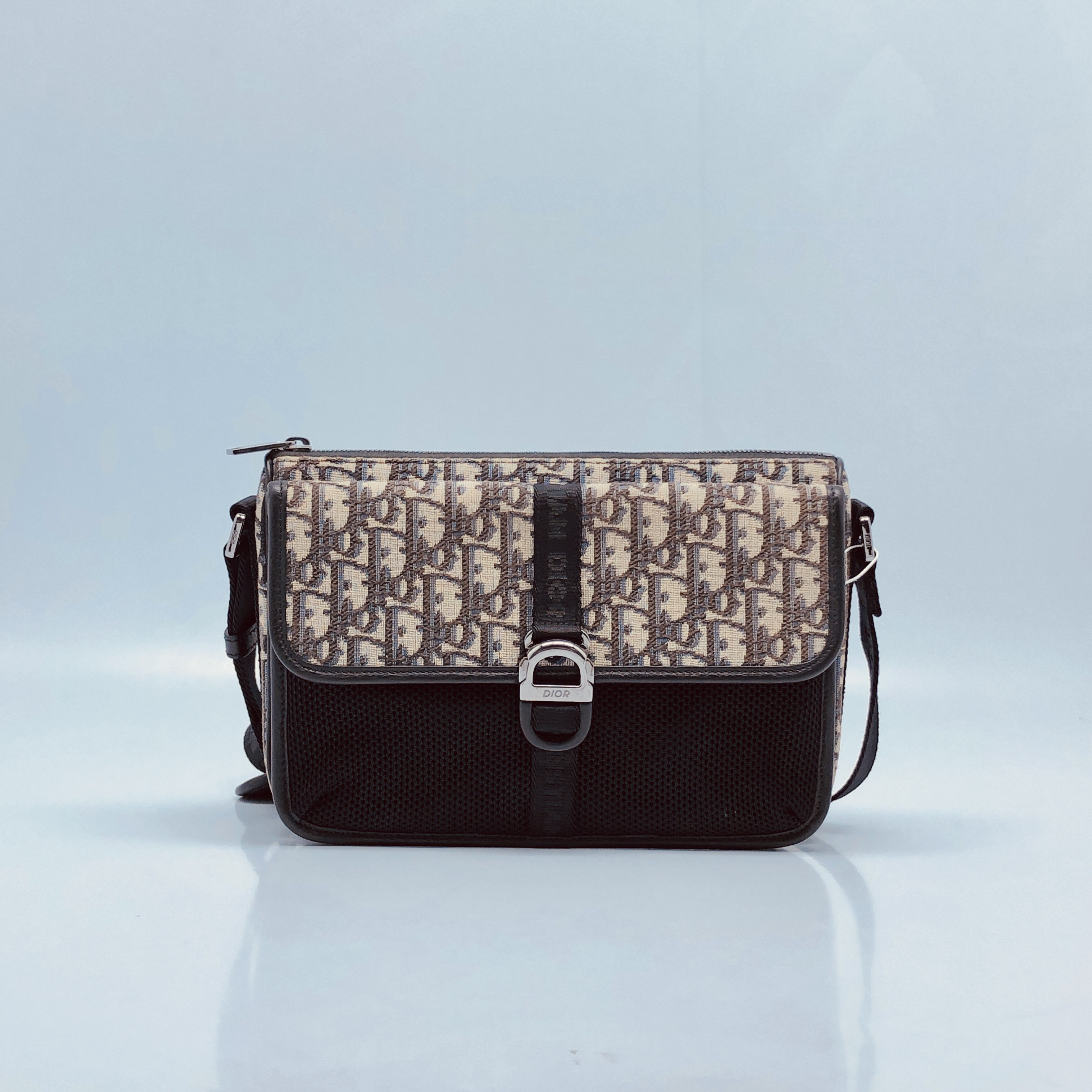 95新 DIOR/迪奥 帆布单扣斜挎包/4668号 