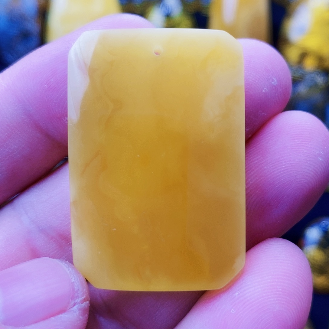 【闪购商品】蜜蜡颈饰未镶嵌蜜蜡方牌