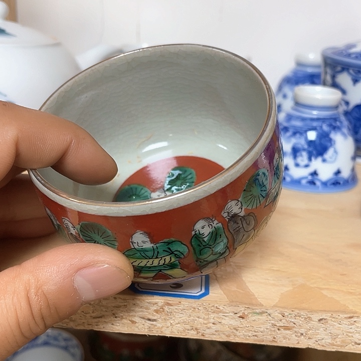 瓷片015 一人直播，看品直播间说序号