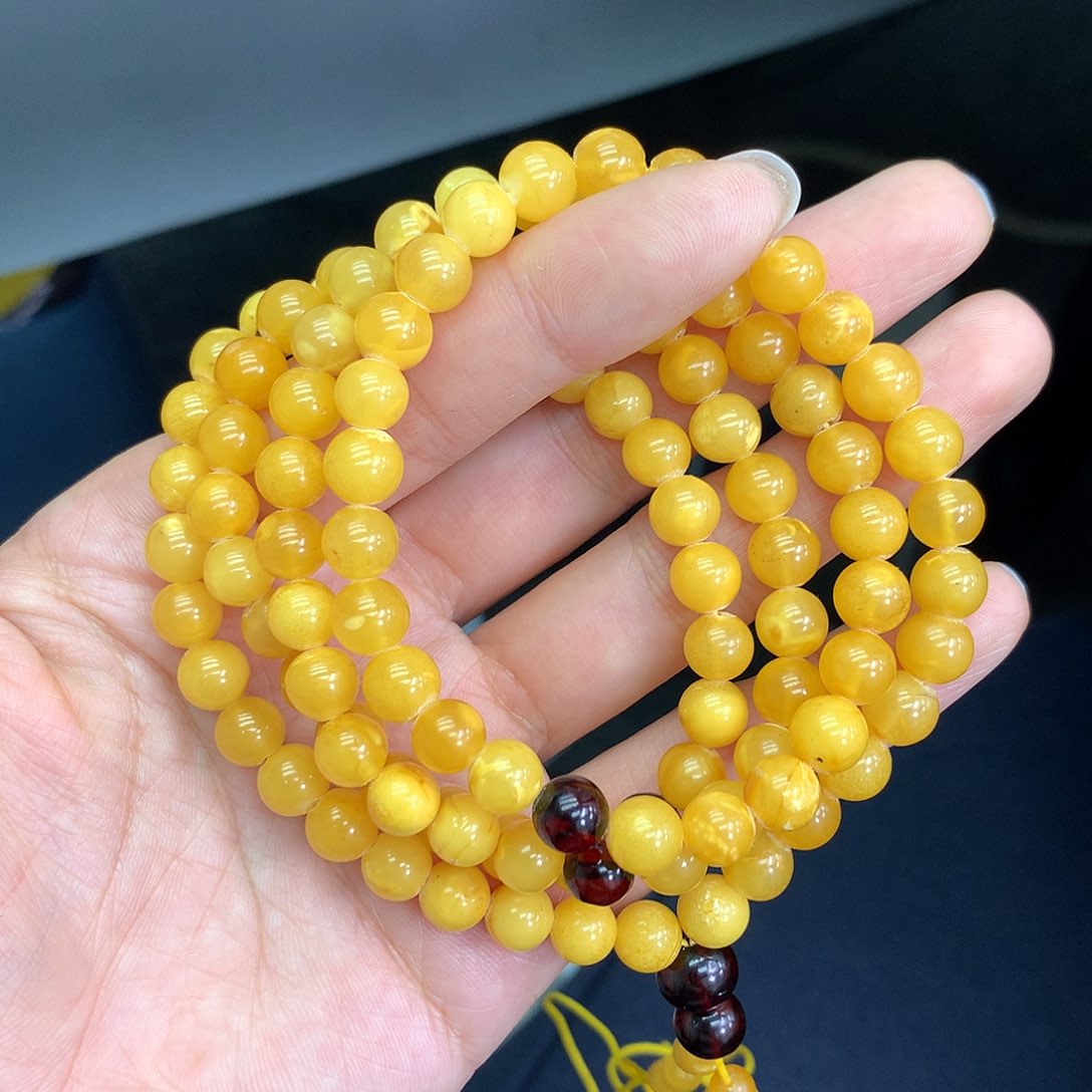 琥珀未镶嵌珠宝奇石7mm➕