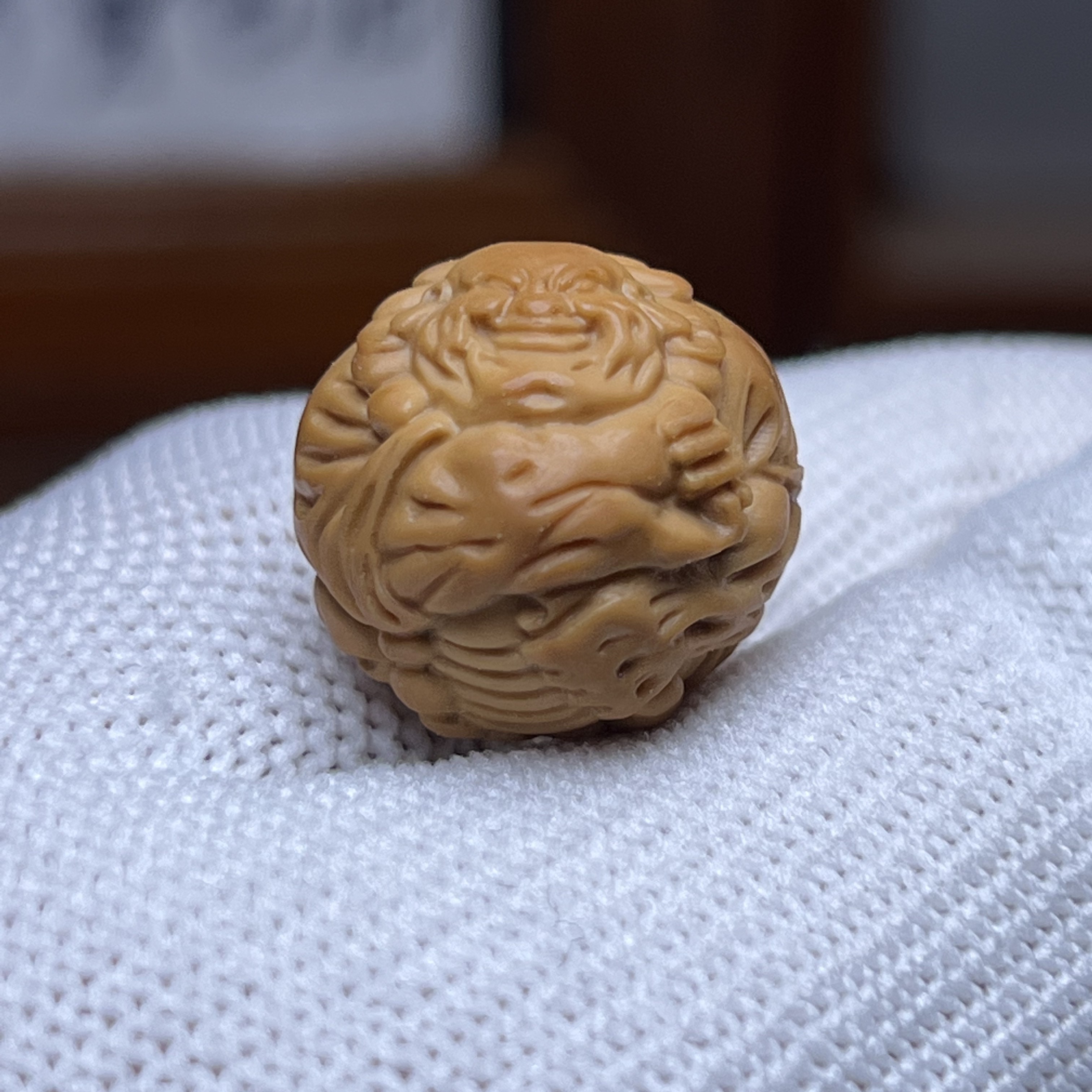 『精工破戒金刚』猴头核桃雕刻单颗配饰挂件礼物全品有正常封口线