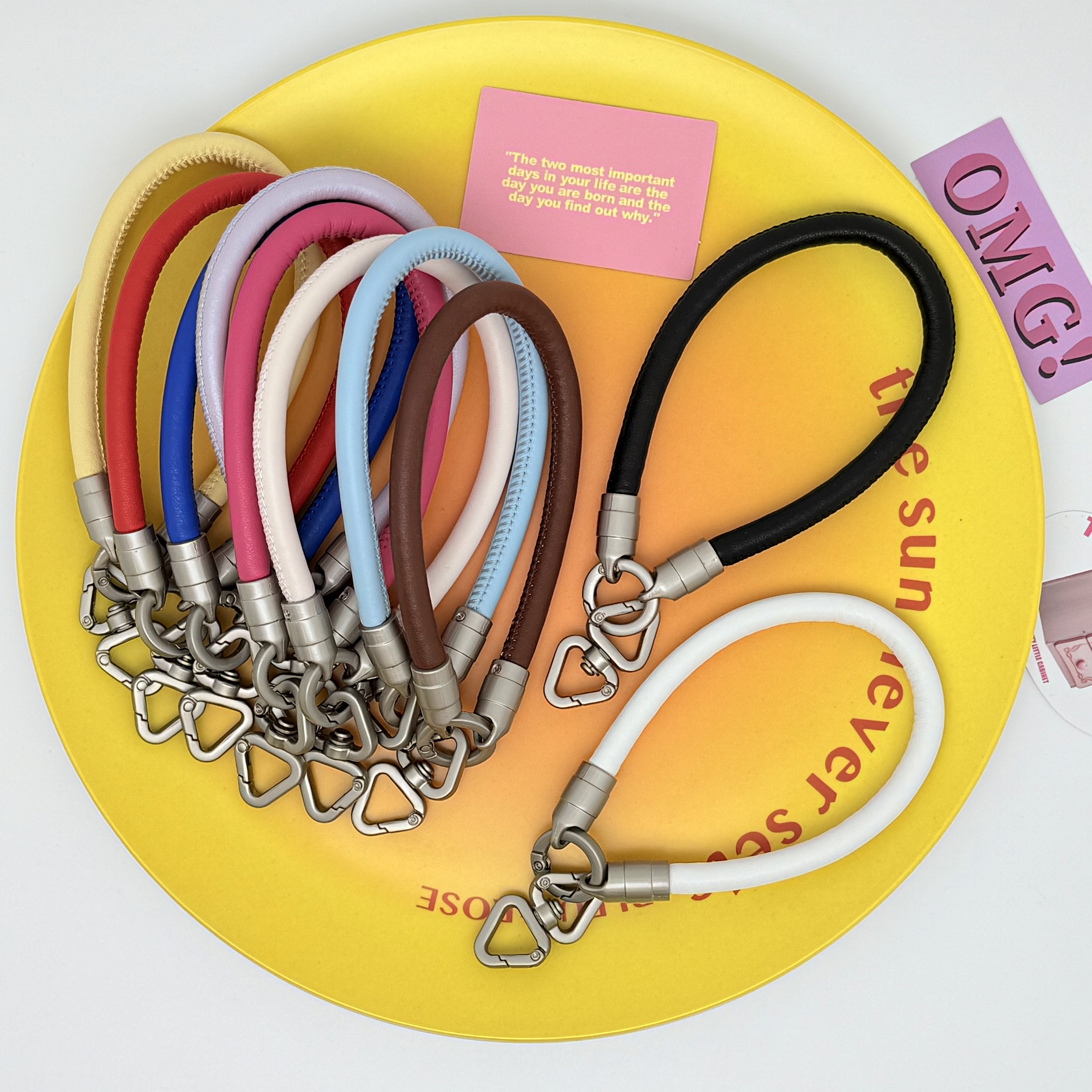 铁陶瓷手链 【番茄派品牌手腕链条】手链潮牌手链创意短款网红挂饰