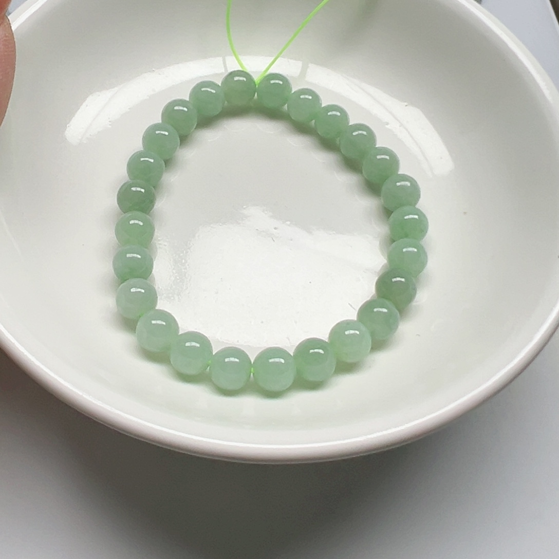 翡翠散珠用****0纯天然缅甸翡翠A货卡6.6，22颗分3单