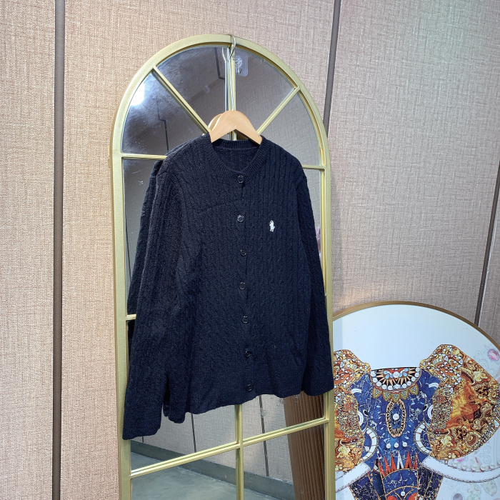 BT293孕妇黑色毛衣开衫90-140