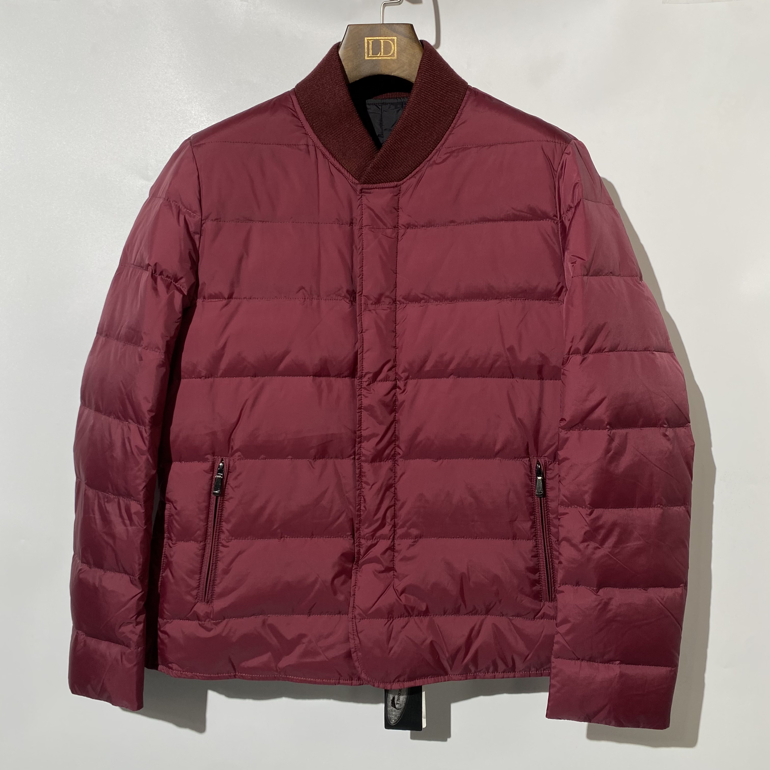 1243001【鳄品牌】高品质男装棒球领休闲羽绒服外套