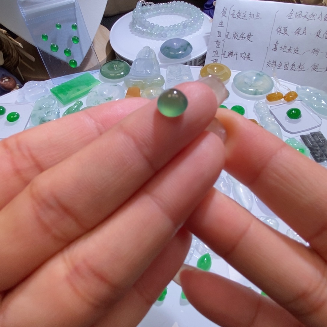 未镶嵌定制翡翠翡翠7/4.6