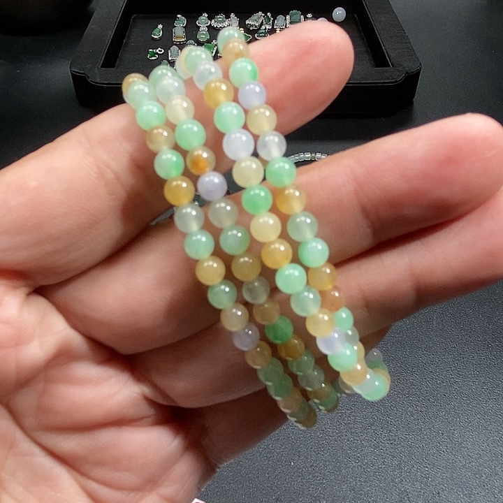 翡翠未镶嵌手串1358990