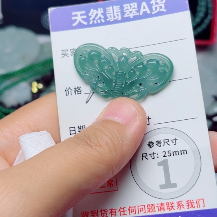 颈饰未镶嵌翡翠挂件