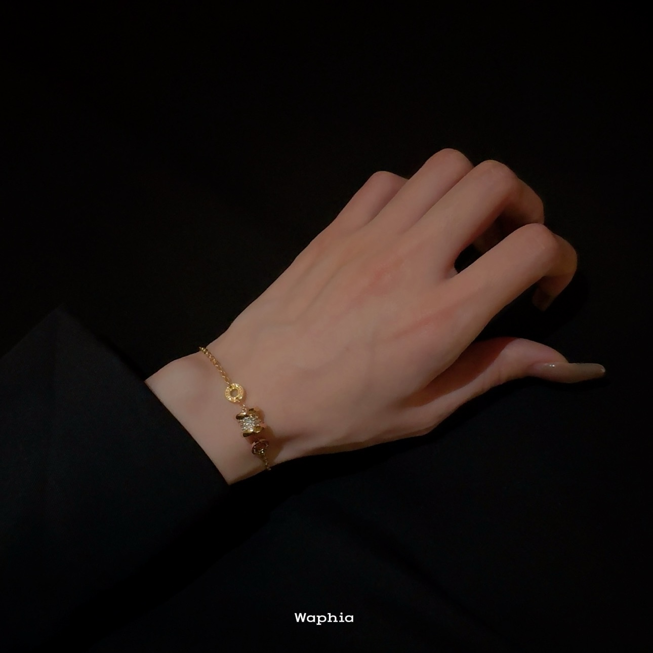 合金手链 Waphia设计师款经典时尚简约百搭【小蛮腰手链】 BV015