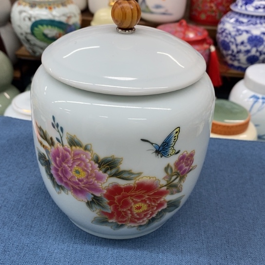 瓷片陶瓷茶叶罐密封罐