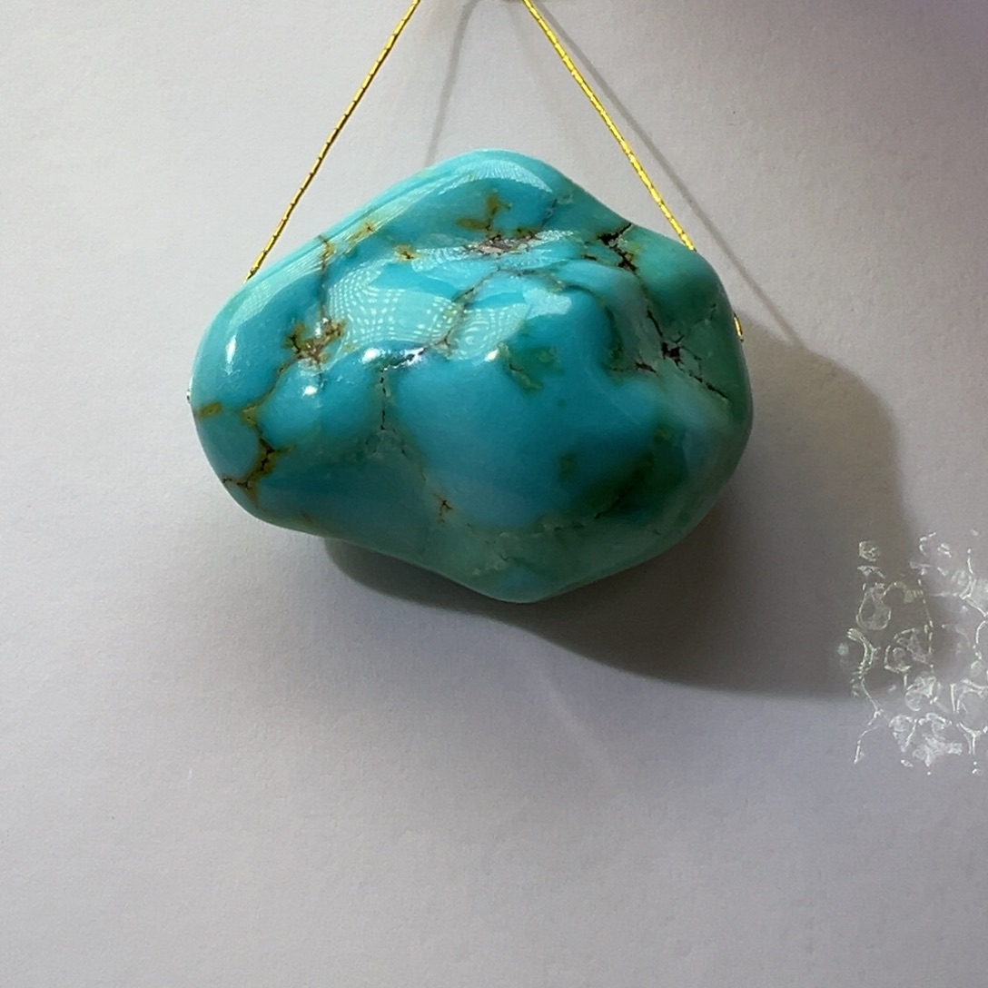 绿松石未镶嵌挂件