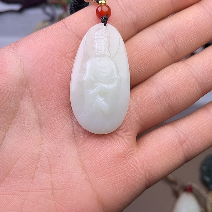 和田玉吊坠(不含链)未镶嵌