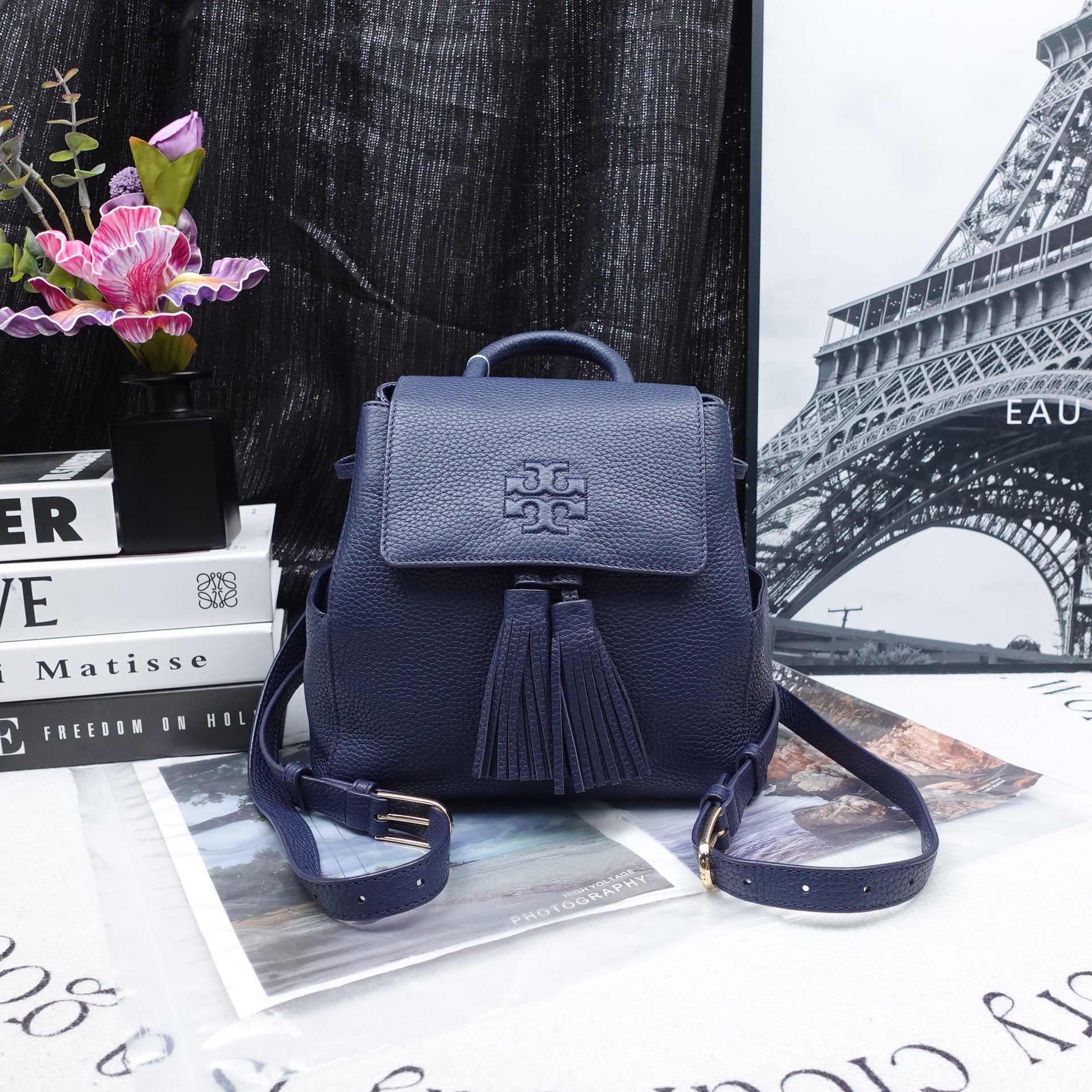 95新 TORY BURCH/汤丽柏琦 双肩包/T0000  T10218017