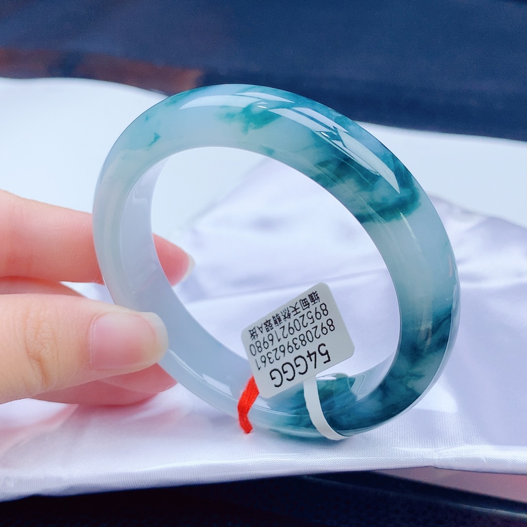 翡翠未镶嵌手镯缅甸天然翡翠a货手镯