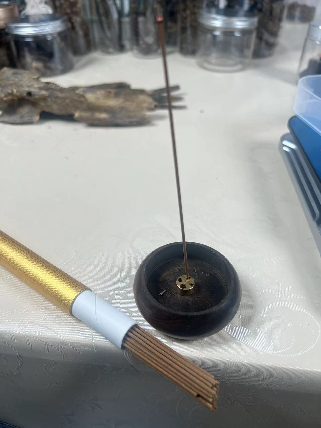 【中国沉香之乡】奇楠壳子虫漏陈化线香，花蜜兰香10克装