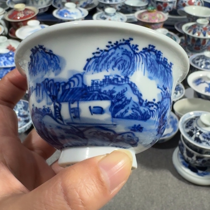 景德镇手工手绘杯