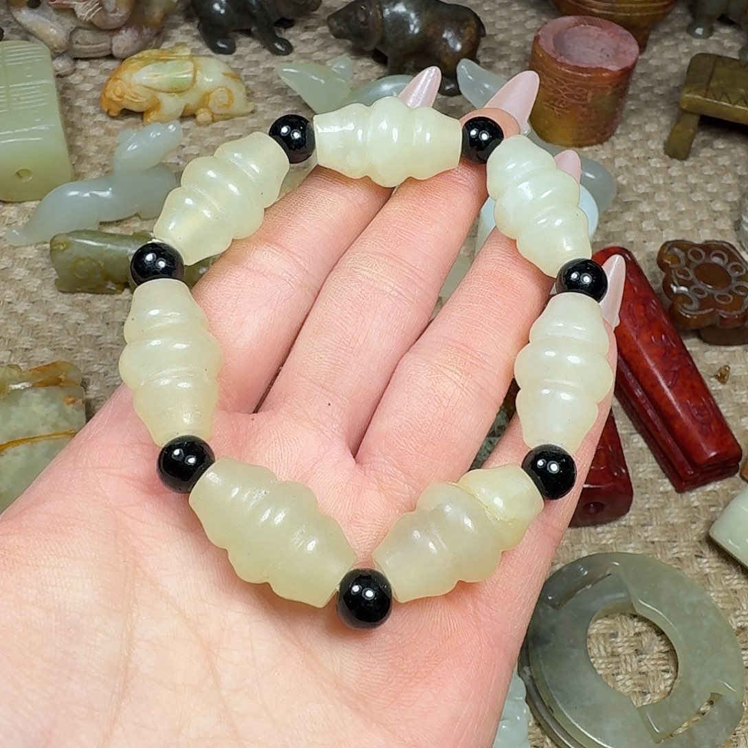 白玉菩提吊坠挂件