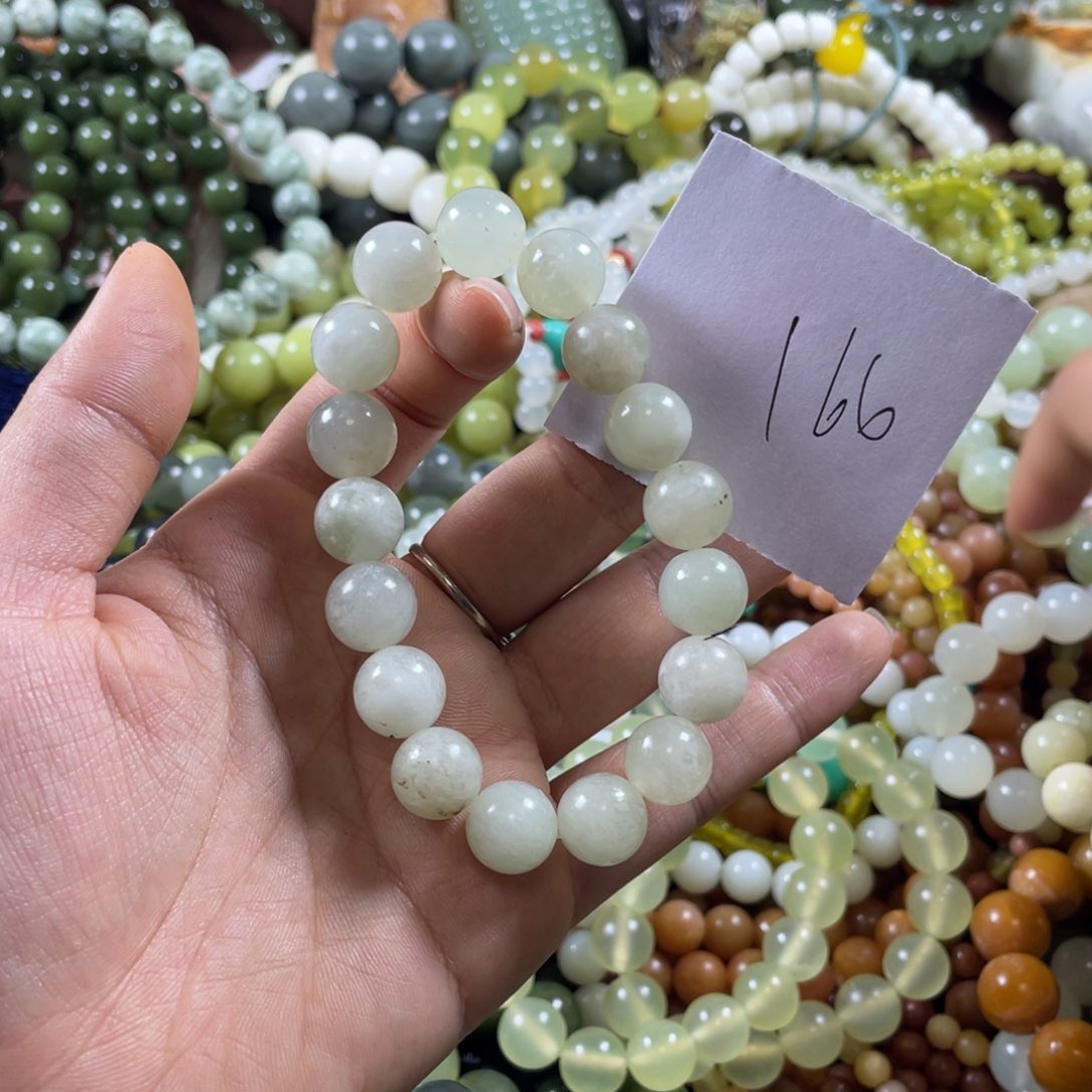 未镶嵌蛇纹石玉手串