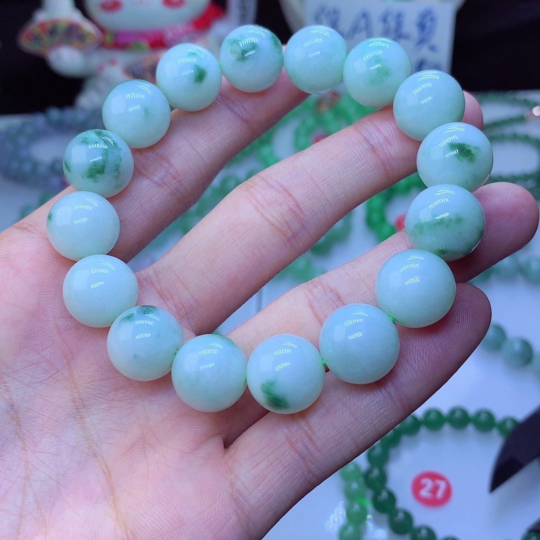 翡翠毛衣链未镶嵌卡13.5