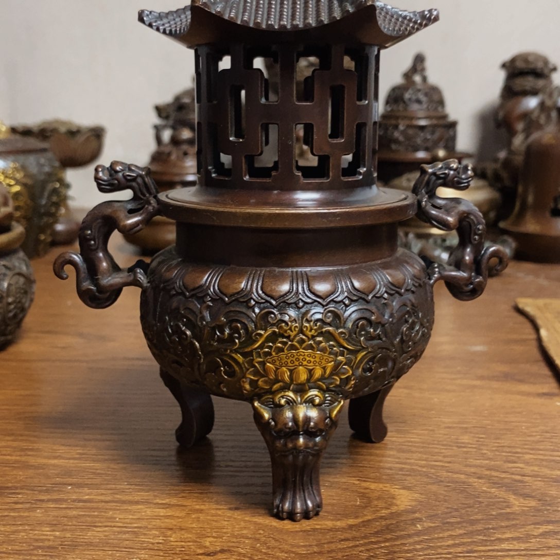 铜盛世铜炉铜器香炉工艺品