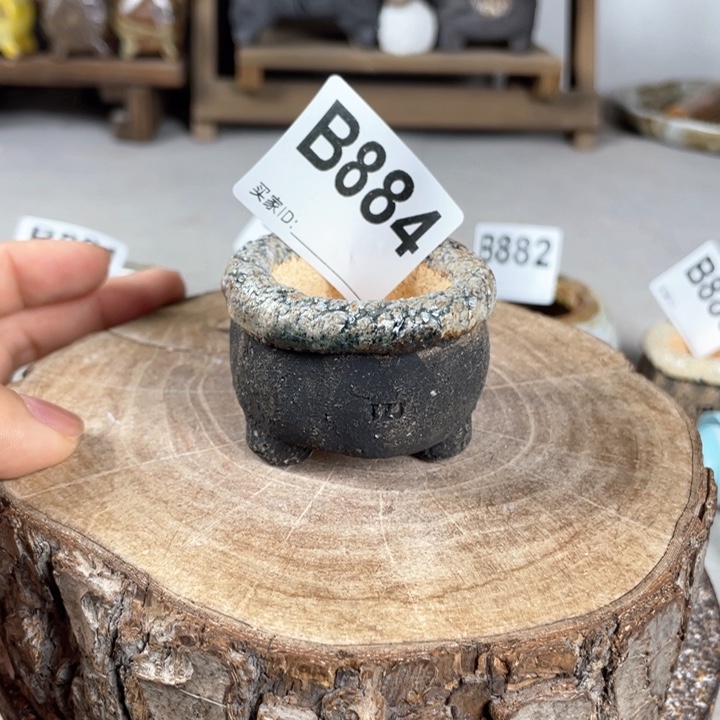 紫砂花盆匣钵土内口3.5