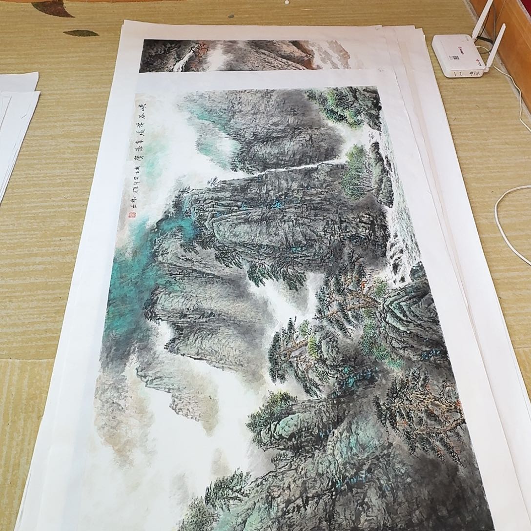 *****国画四尺手绘作品