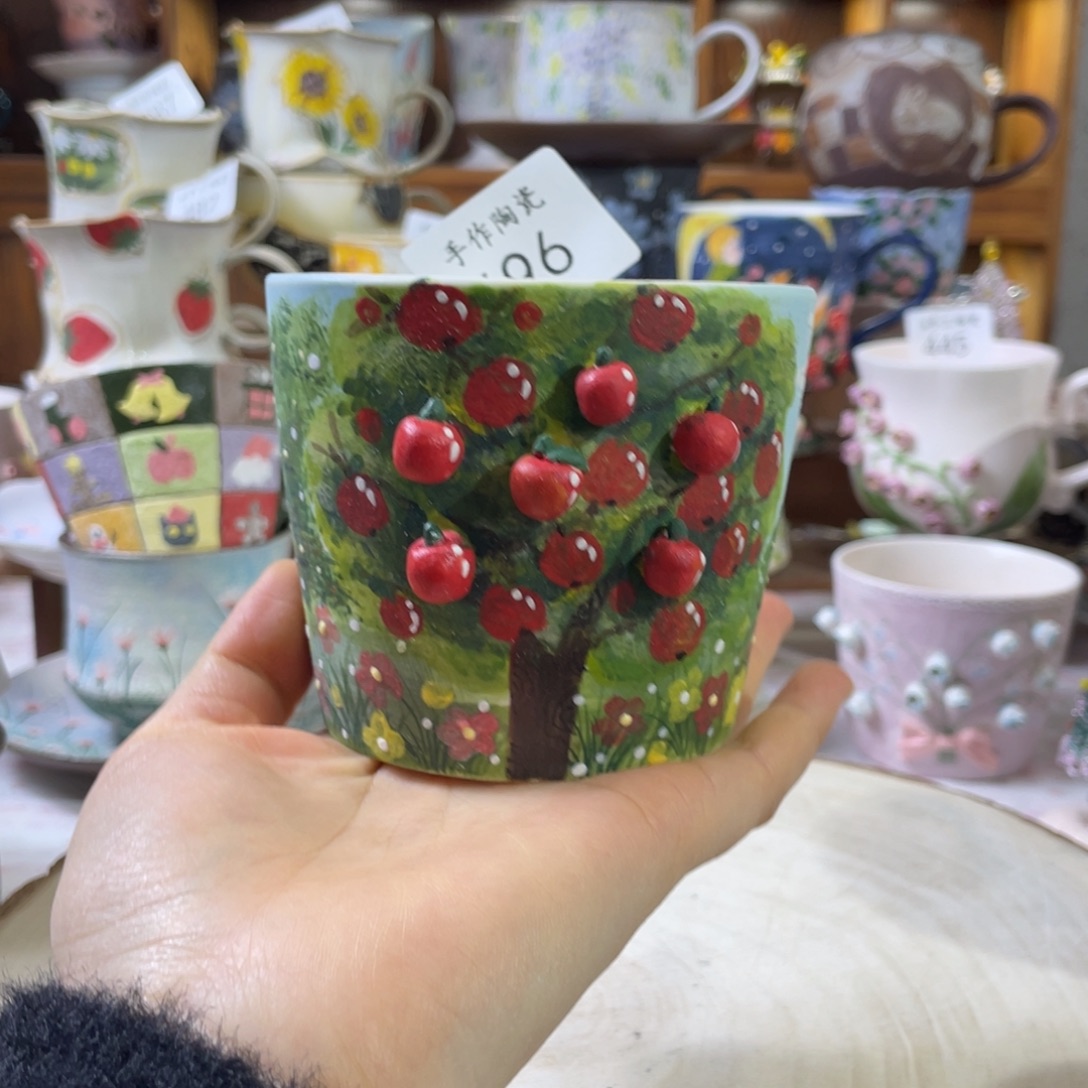 景德镇手工陶瓷杯696