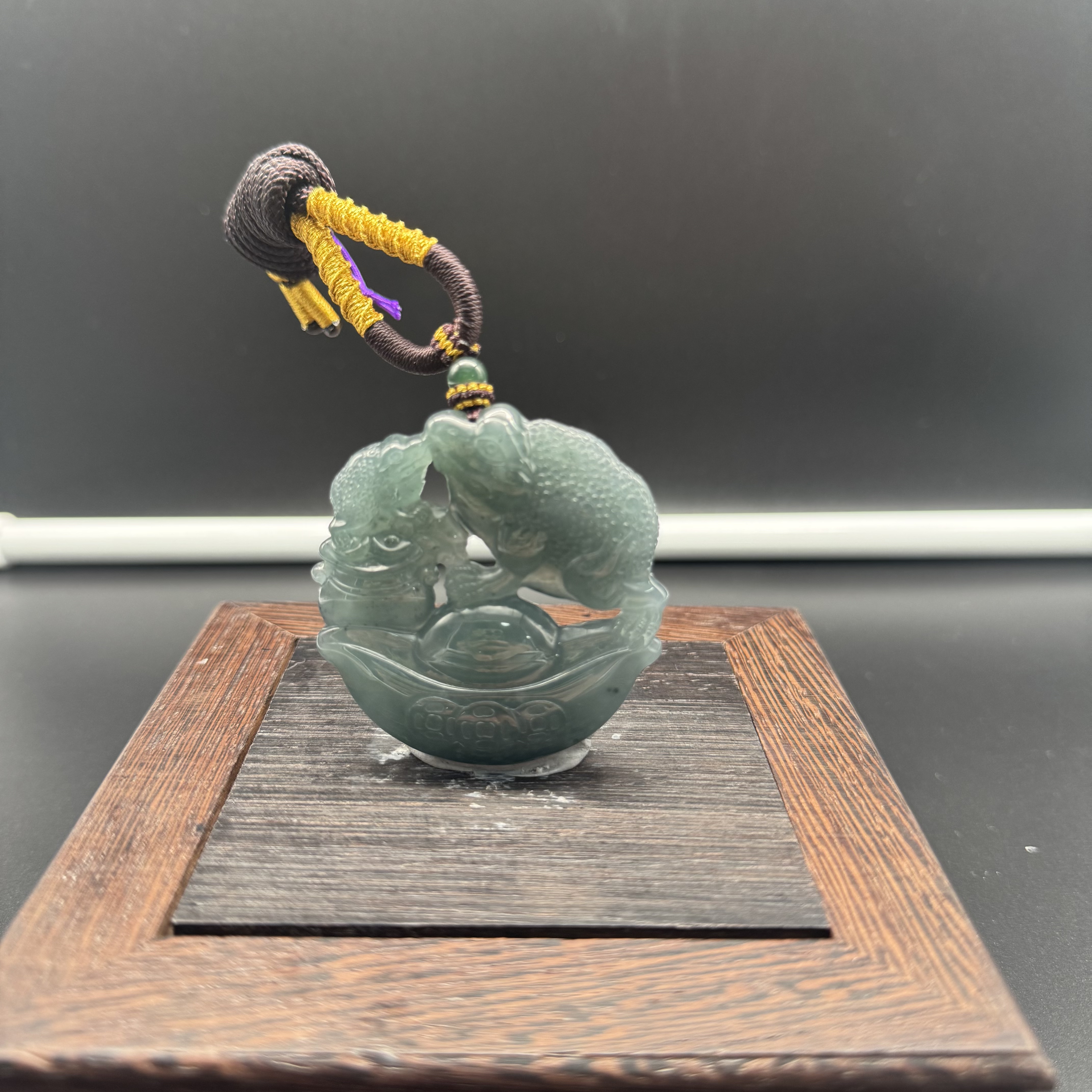 455-天然翡翠-子母金蟾