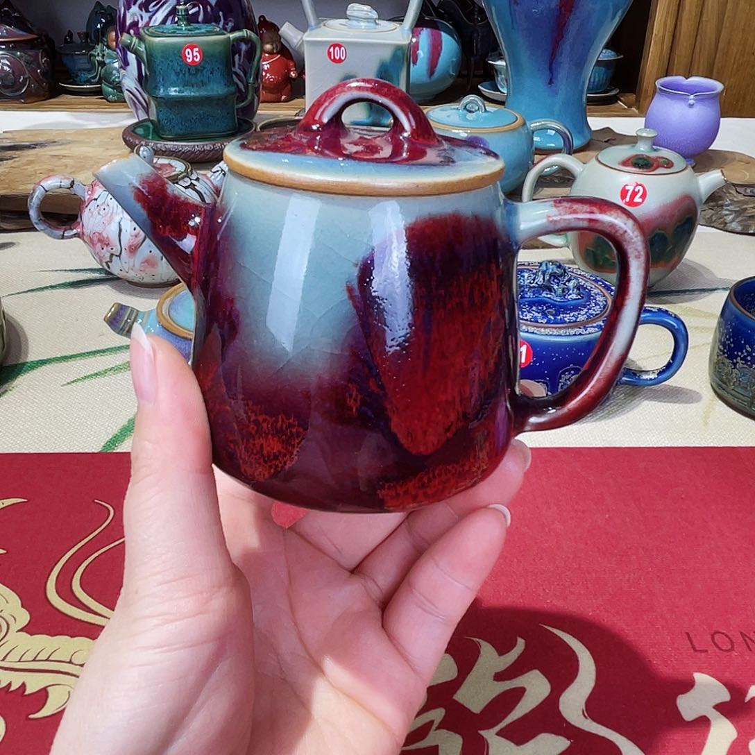 壶禹州钧瓷艺术作品