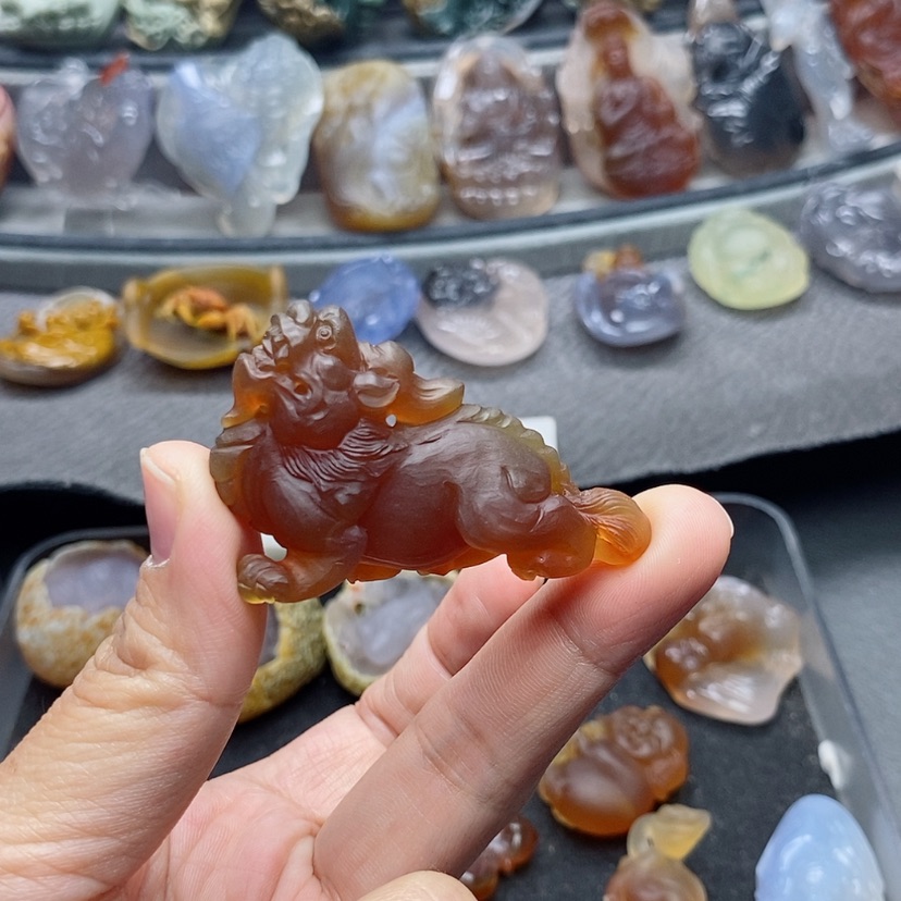 【闪购商品】未镶嵌吊坠定制玛瑙