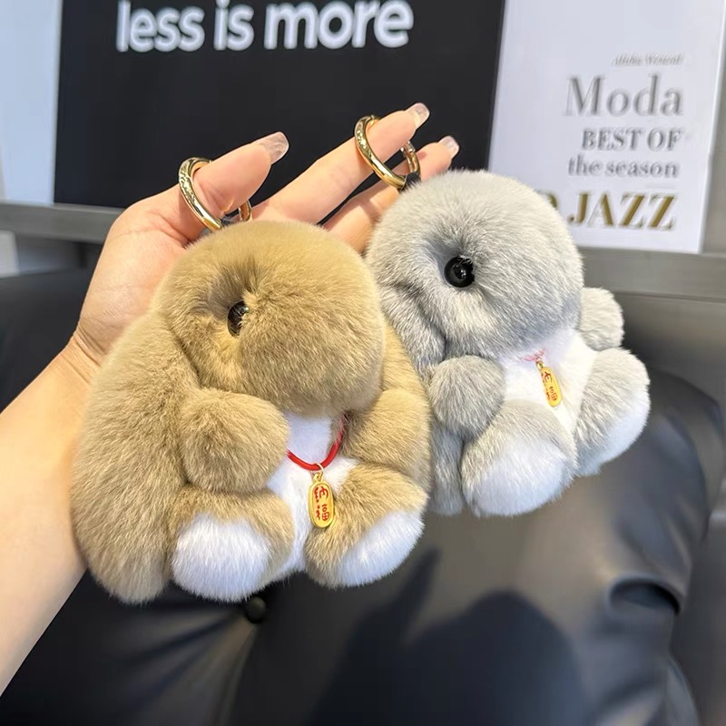 160 獭兔毛垂耳小兔子招财纳福