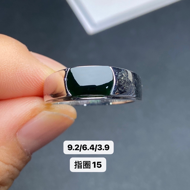 925银定制镶嵌 品相饱满大气 