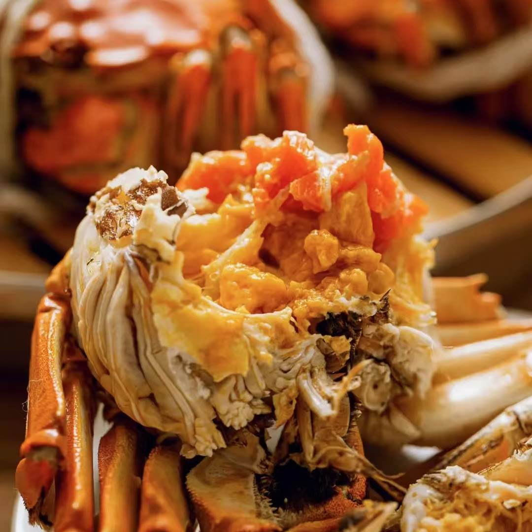 【活蟹】盘锦河蟹（1.7-2.0两）母蟹3只+（1.7-2.0两）公蟹3只  共6只