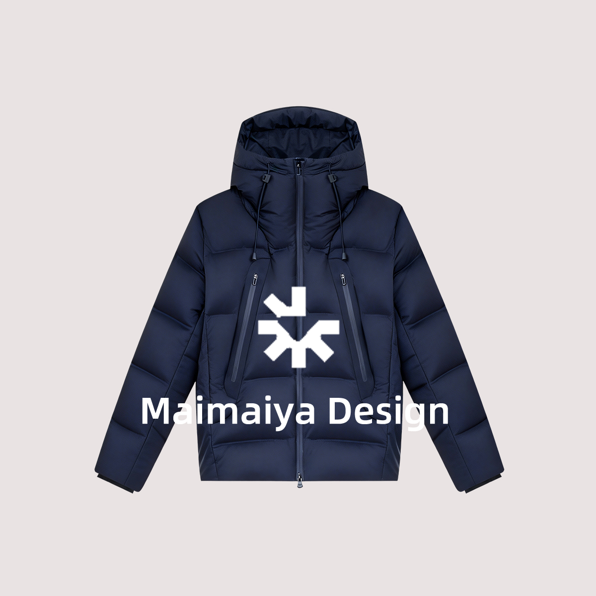 YZ NFNG昂风/户外抗寒保暖高蓬松冬季防风防水女双门襟连帽羽绒服