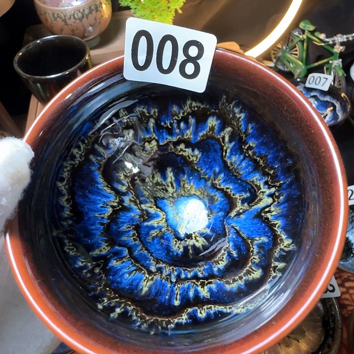 茶盏建盏盘龙茶万燕手做