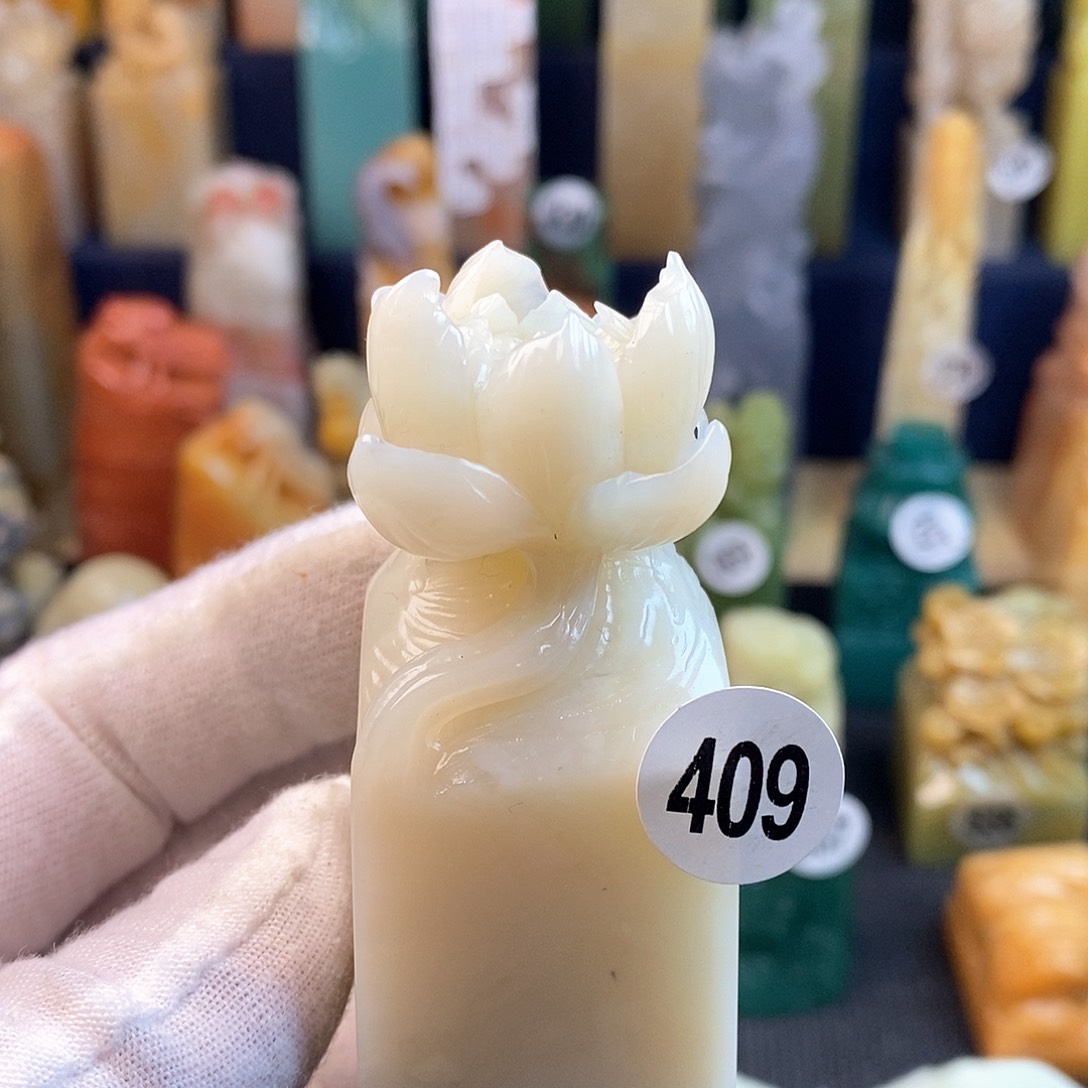 老挝石篆刻作品展， 