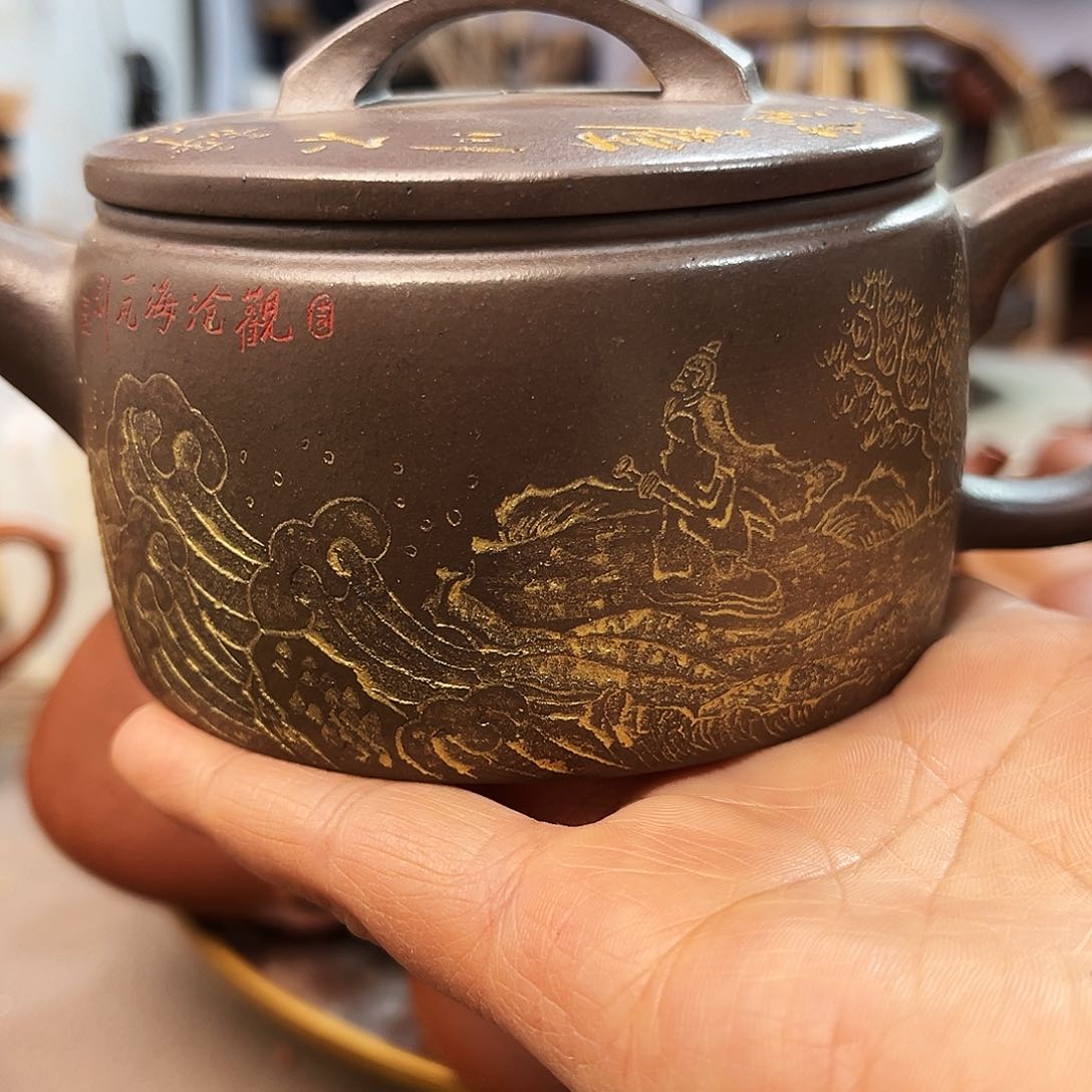 紫砂茶壶全手工制作