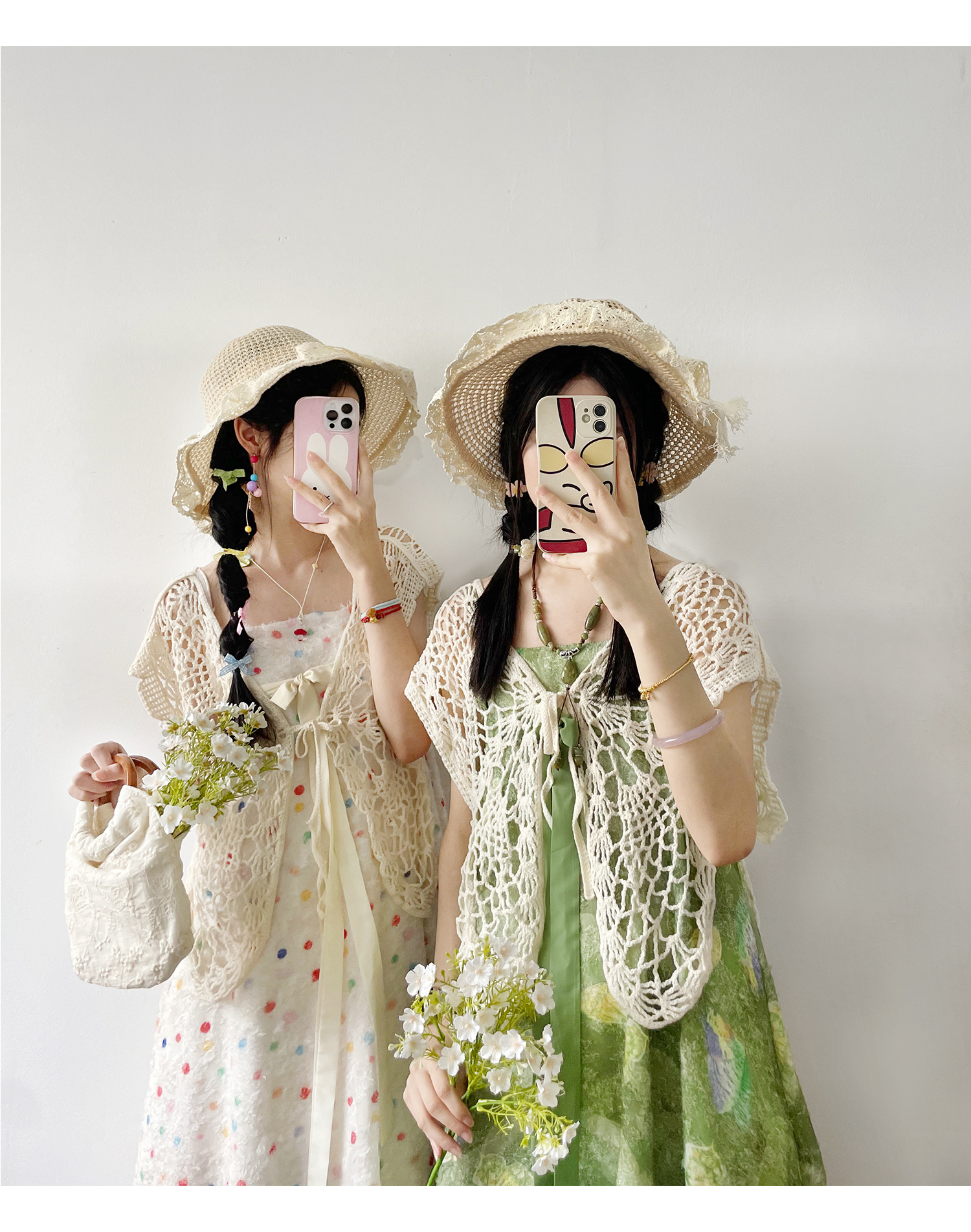 【披肩和包包】山海记【夏日花园披帛】素色古典披肩汉服唐风汉服
