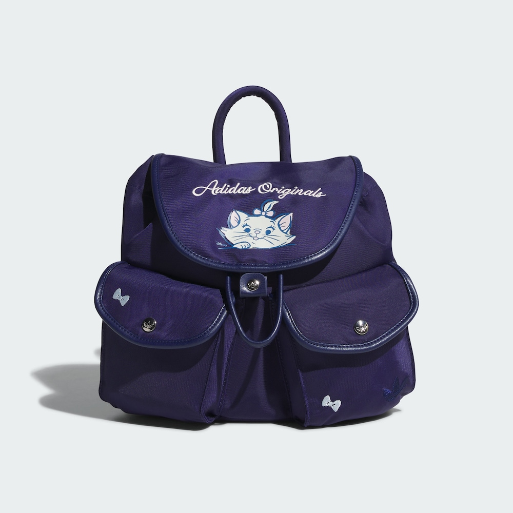Adidas三叶草迪士尼玛丽猫联名款休闲女运动新款背包双肩包KC1424